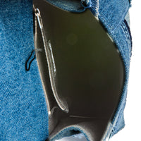BALENCIAGA - Sac à main petit Hourglass denim - Handbag