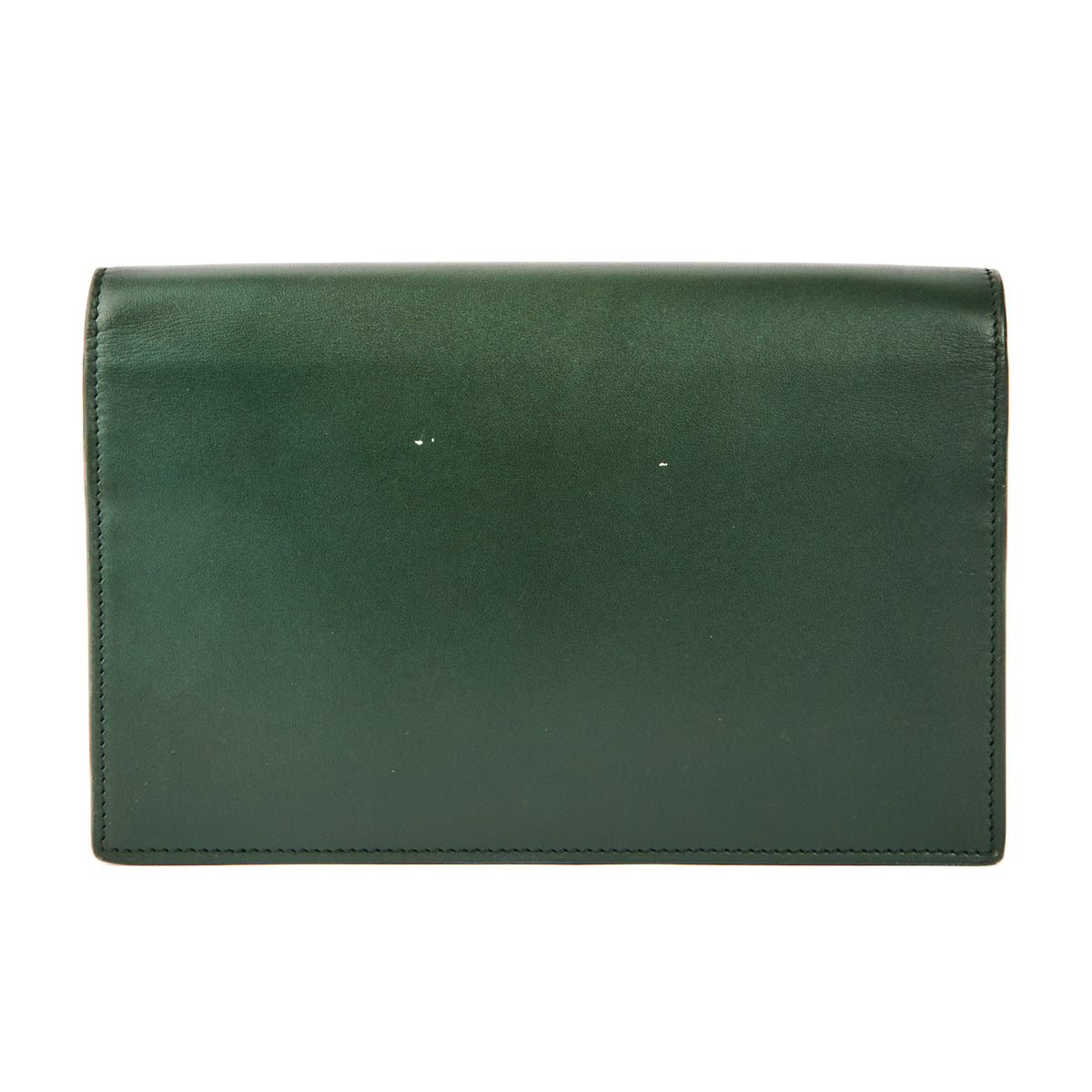 SAINT LAURENT - Sac bandoulière Mini Kate tassel cuir vert - Handbag