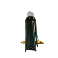 SAINT LAURENT - Sac bandoulière Mini Kate tassel cuir vert - Handbag