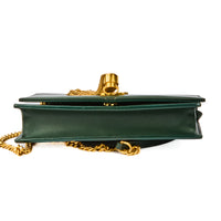 SAINT LAURENT - Sac bandoulière Mini Kate tassel cuir vert - Handbag