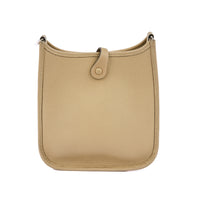HERMES - Sac bandoulière Mini Evelyne cuir clémence Beige Marfa - Handbag
