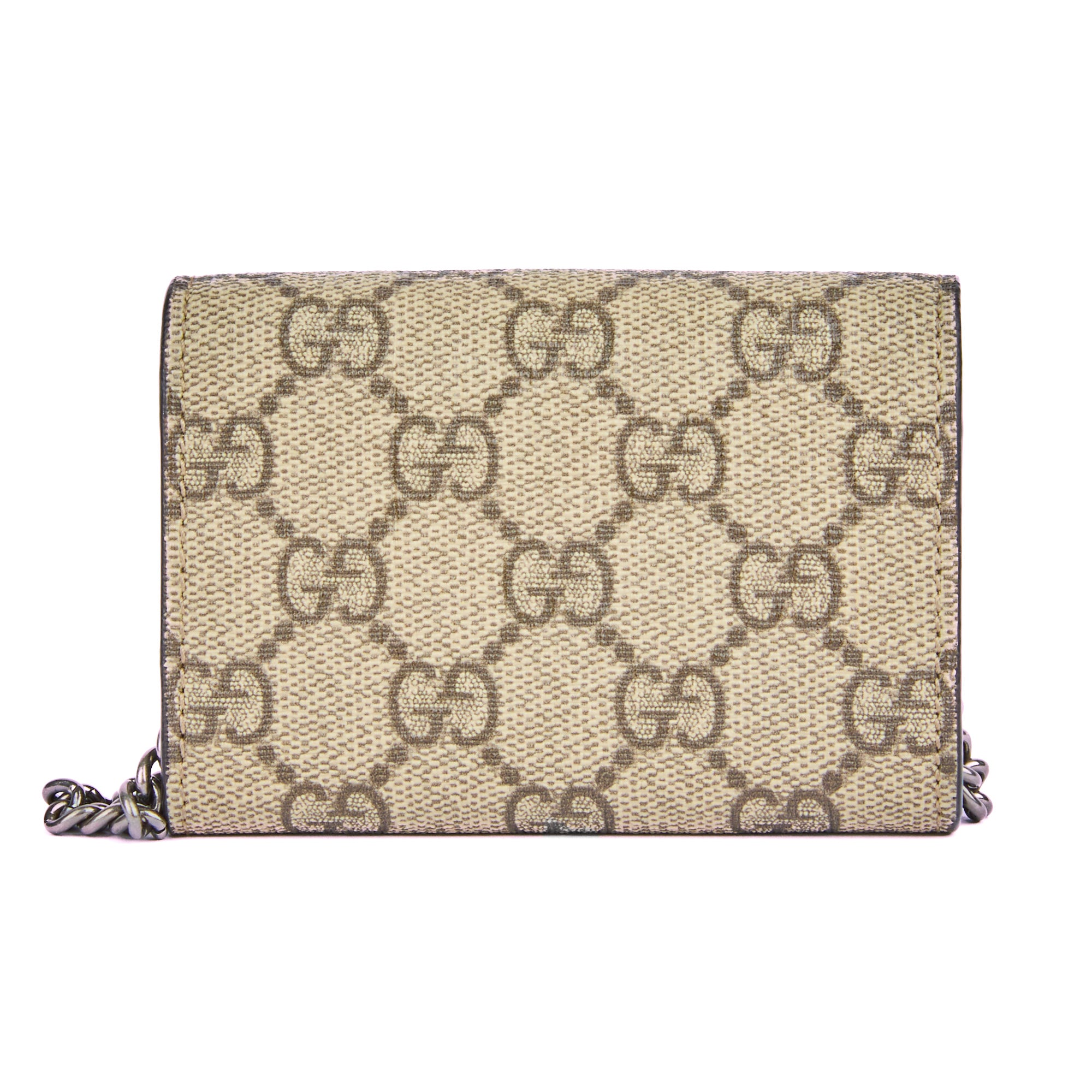 GUCCI - Micro wallet on chain Dionysus toile GG - Handbag