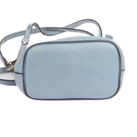 CHLOE - Sac à dos Faye cuir bleu - bakcpack