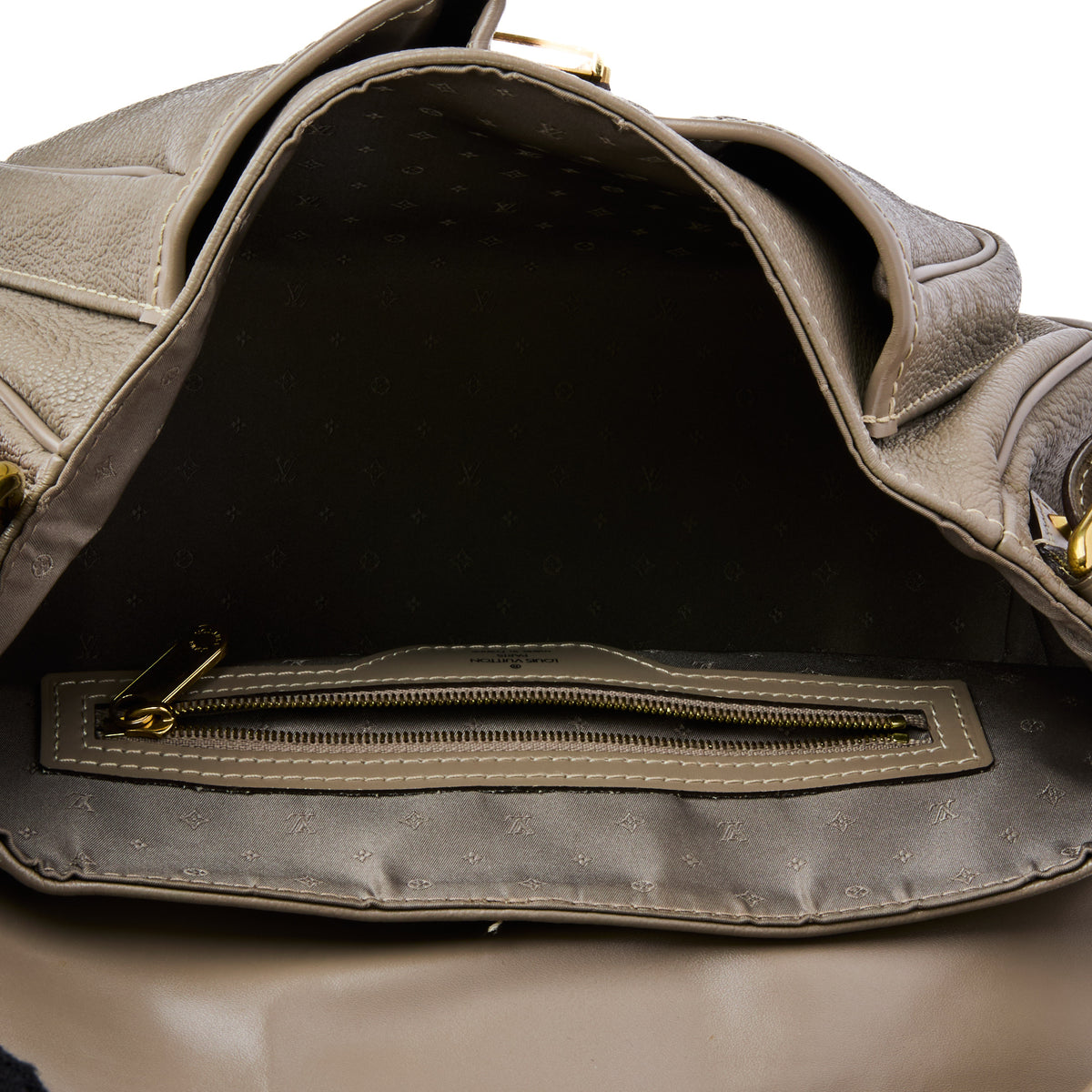 LOUIS VUITTON - Grey Suhali leather handbag - Handbag