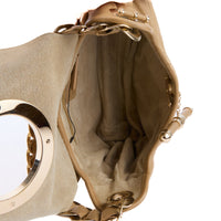 DIOR - Sac à main Jazz Club cuir beige - Handbag