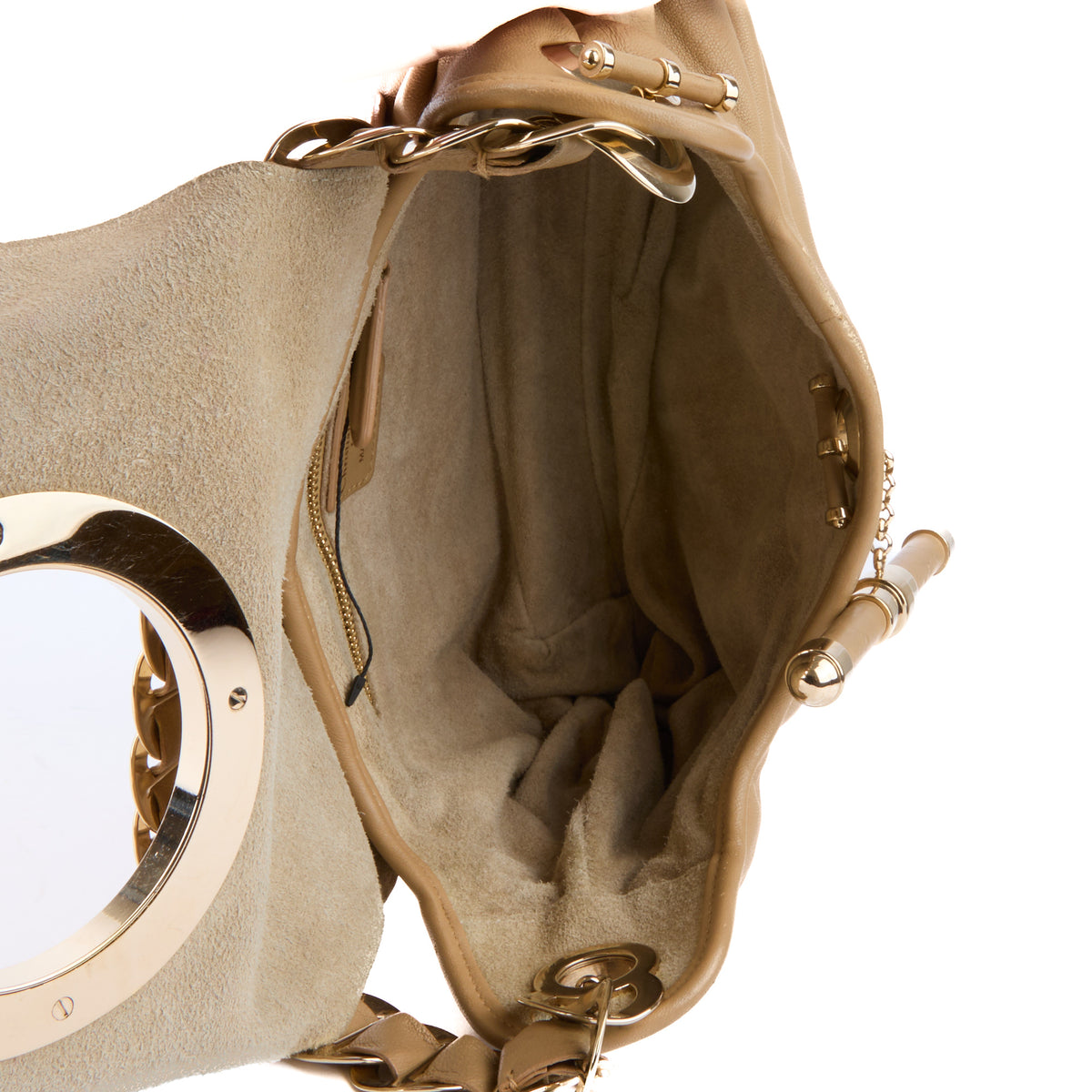 DIOR - Sac à main Jazz Club cuir beige - Handbag
