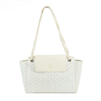 GOYARD - Sac cabas Rouette toile blanche - Handbag
