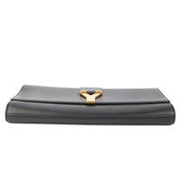 SAINT LAURENT - Pochette Chyc cuir noir - Handbag