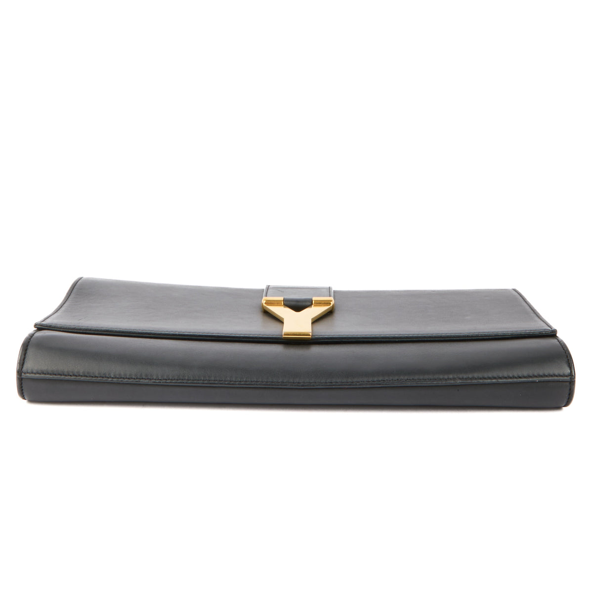 SAINT LAURENT - Pochette Chyc cuir noir - Handbag