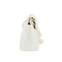 GOYARD - Sac cabas Rouette toile blanche - Handbag