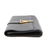 SAINT LAURENT - Pochette Chyc cuir noir - Handbag