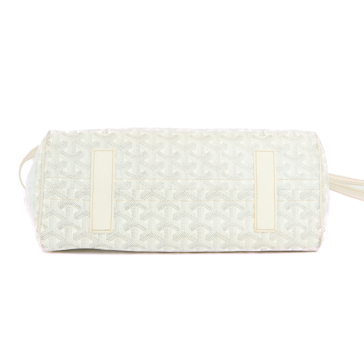 GOYARD - Sac cabas Rouette toile blanche - Handbag