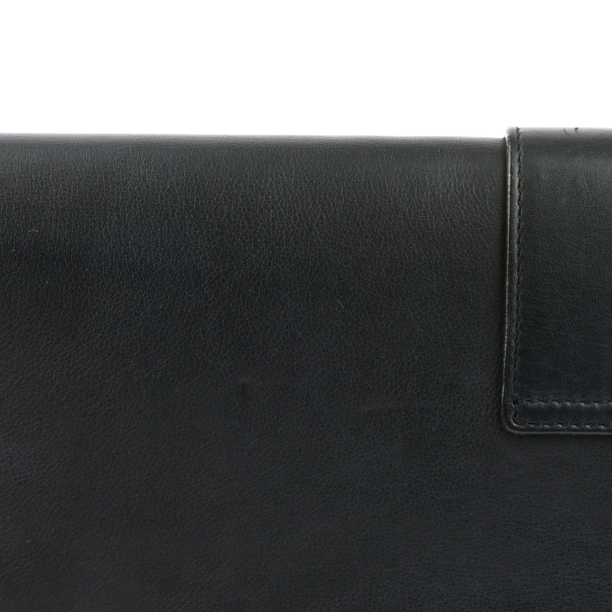 SAINT LAURENT - Pochette Chyc cuir noir - Handbag