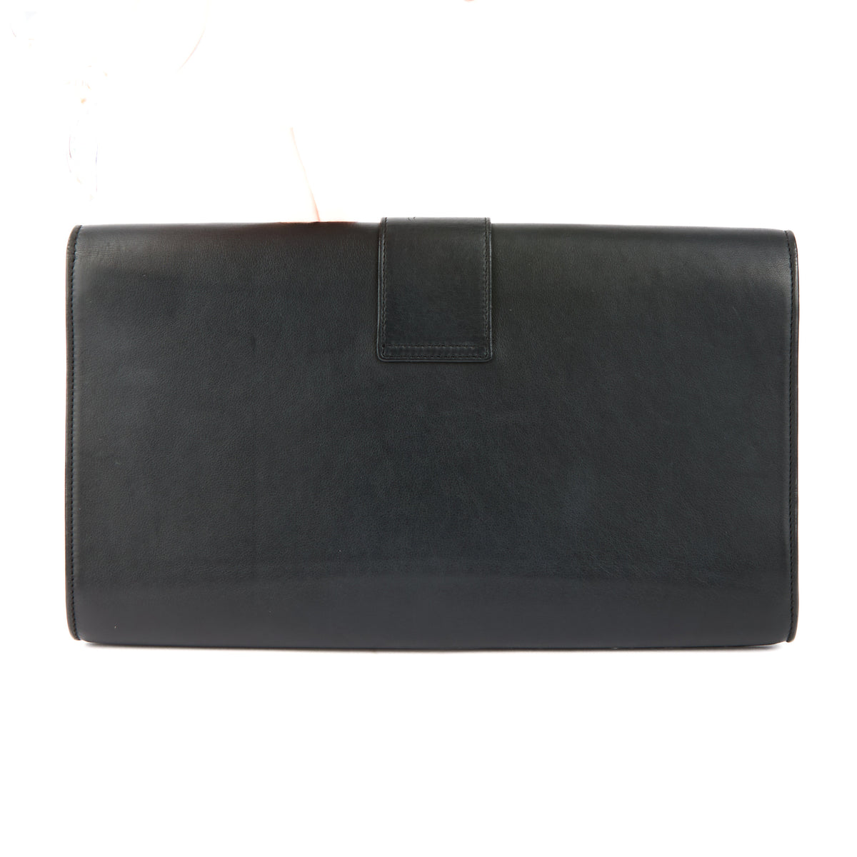 SAINT LAURENT - Pochette Chyc cuir noir - Handbag