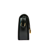 CELINE - Sac bandoulière Teen Triomphe cuir noir - Handbag