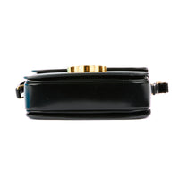 CELINE - Sac bandoulière Teen Triomphe cuir noir - Handbag