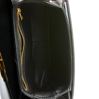 CELINE - Sac bandoulière Teen Triomphe cuir noir - Handbag