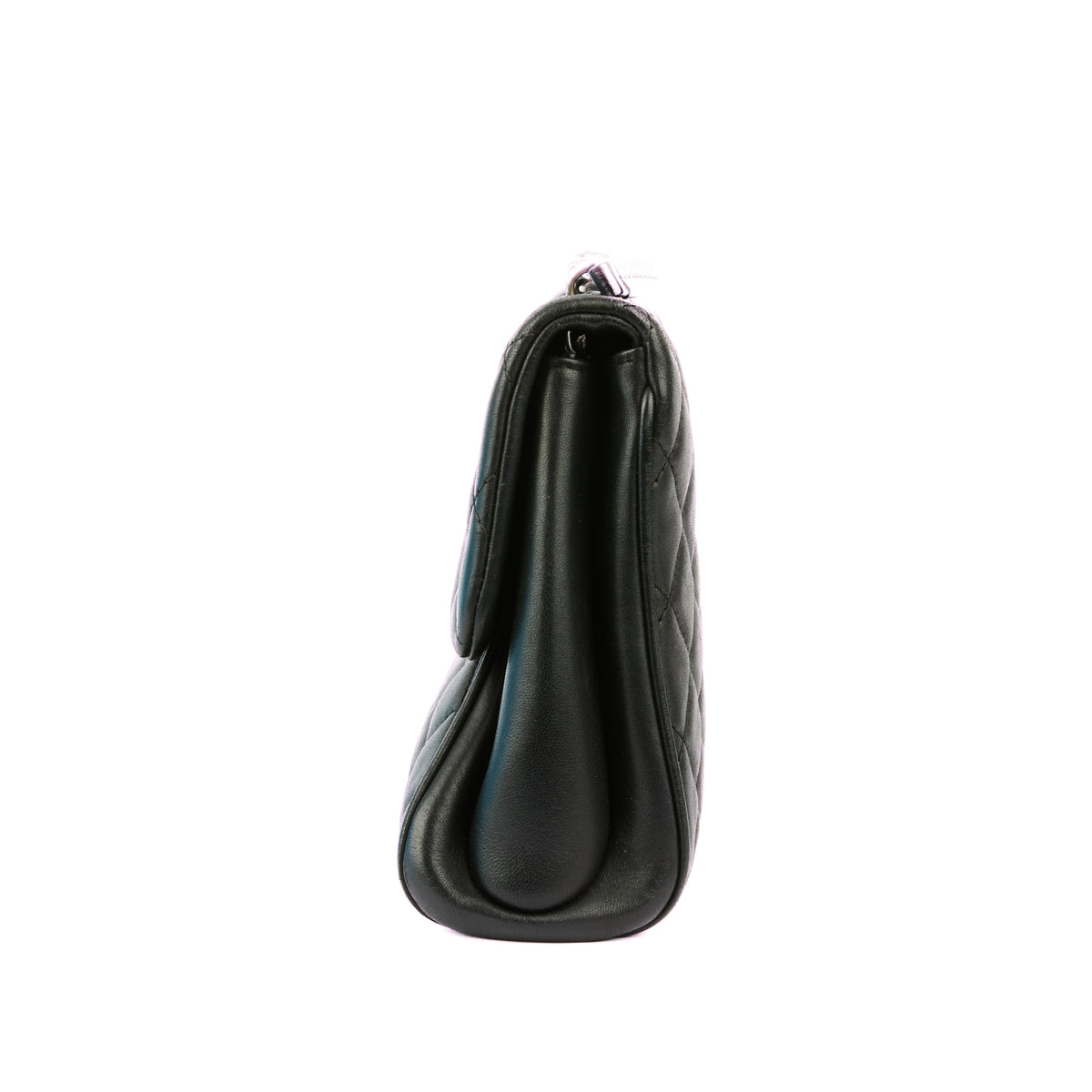 CHANEL - Sac bandoulière Fold Up Again Flap matelassé cuir noir - Handbag