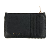 DIOR - Porte cartes Diorama cuir noir - Wallet card holder