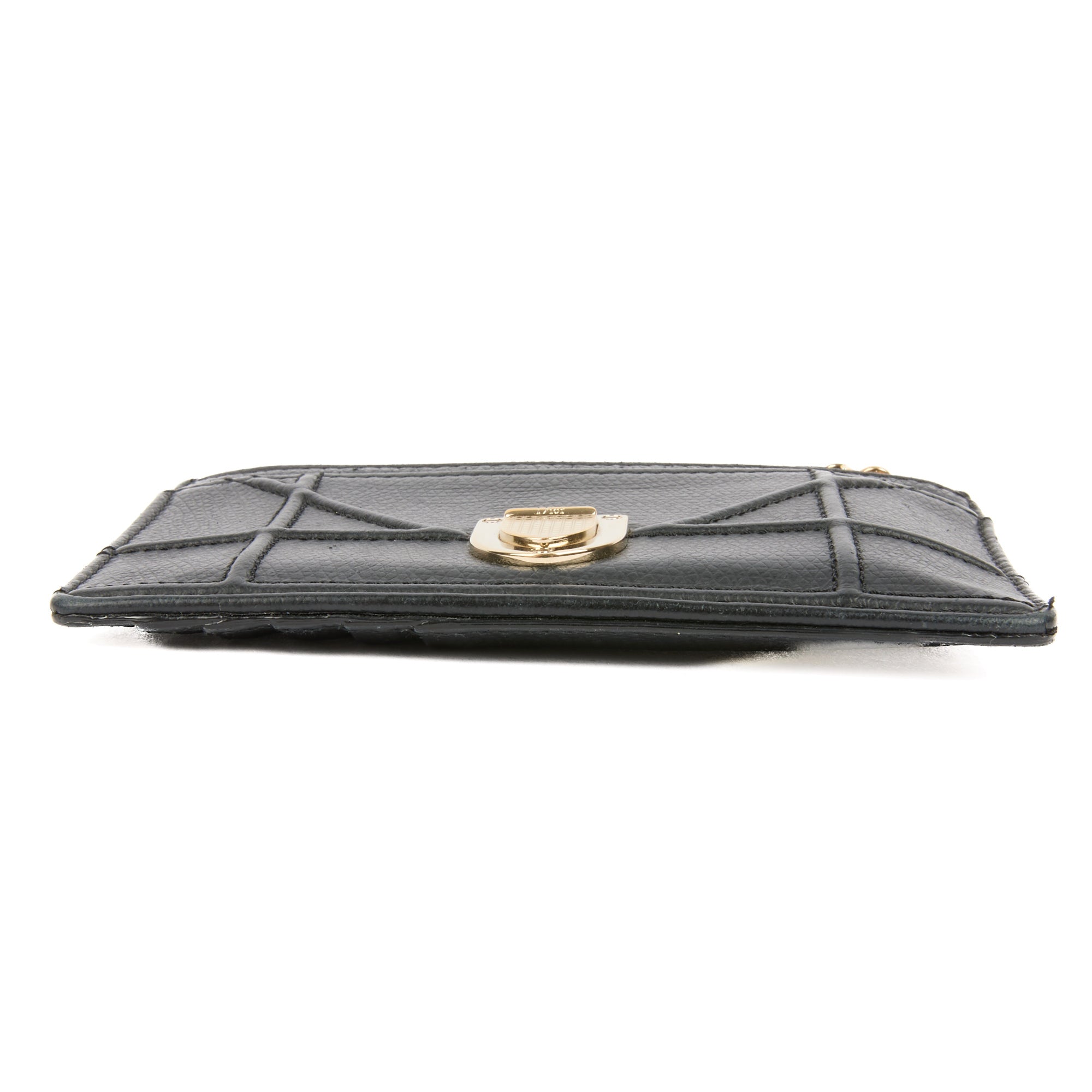 DIOR - Porte cartes Diorama cuir noir - Wallet card holder