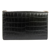 SAINT LAURENT - Sac bandoulière Kate Tassel cuir ambossé noir - Handbag