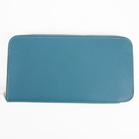 HERMES - Portefeuille Azap cuir Epsom bleu - Wallet