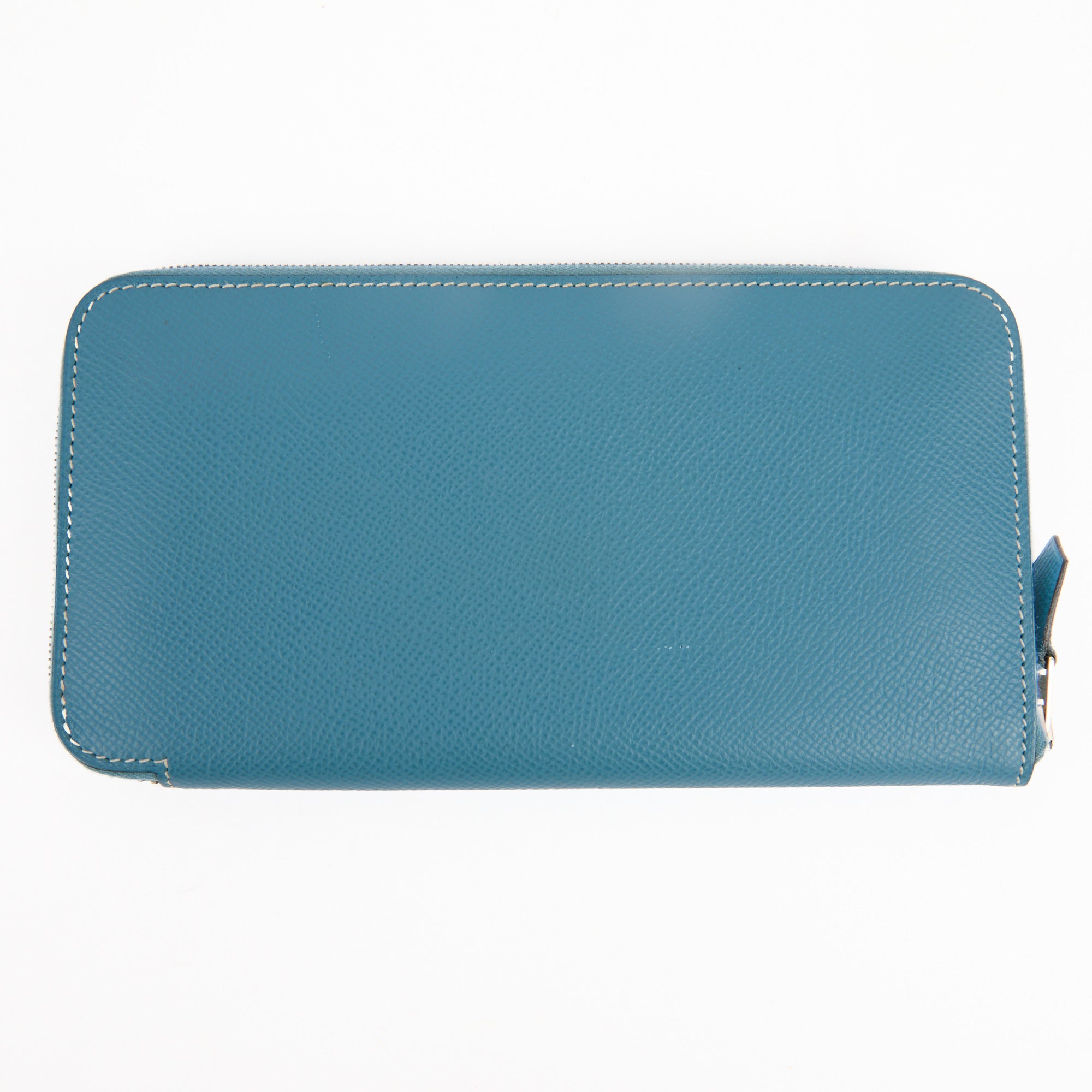 HERMES - Portefeuille Azap cuir Epsom bleu - Wallet