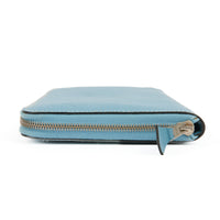 HERMES - Portefeuille Azap cuir Epsom bleu - Wallet