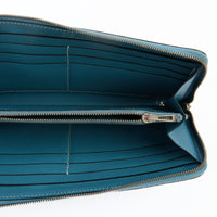HERMES - Portefeuille Azap cuir Epsom bleu - Wallet