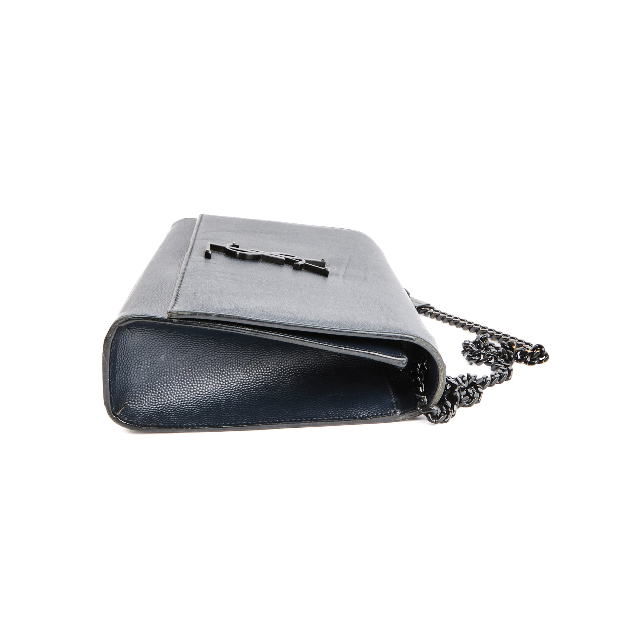 SAINT LAURENT - Kate Medium So Black Shoulder Bag black leather - Handbag