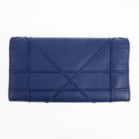 DIOR - Sac bandoulière Wallet on chain Diorama cuir bleu marine - Hand Bag
