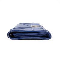 DIOR - Sac bandoulière Wallet on chain Diorama cuir bleu marine - Hand Bag