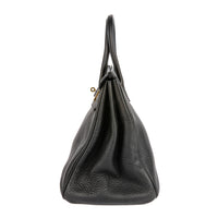 HERMES - Sac à main Birkin 35 cuir Togo noir - Handbag