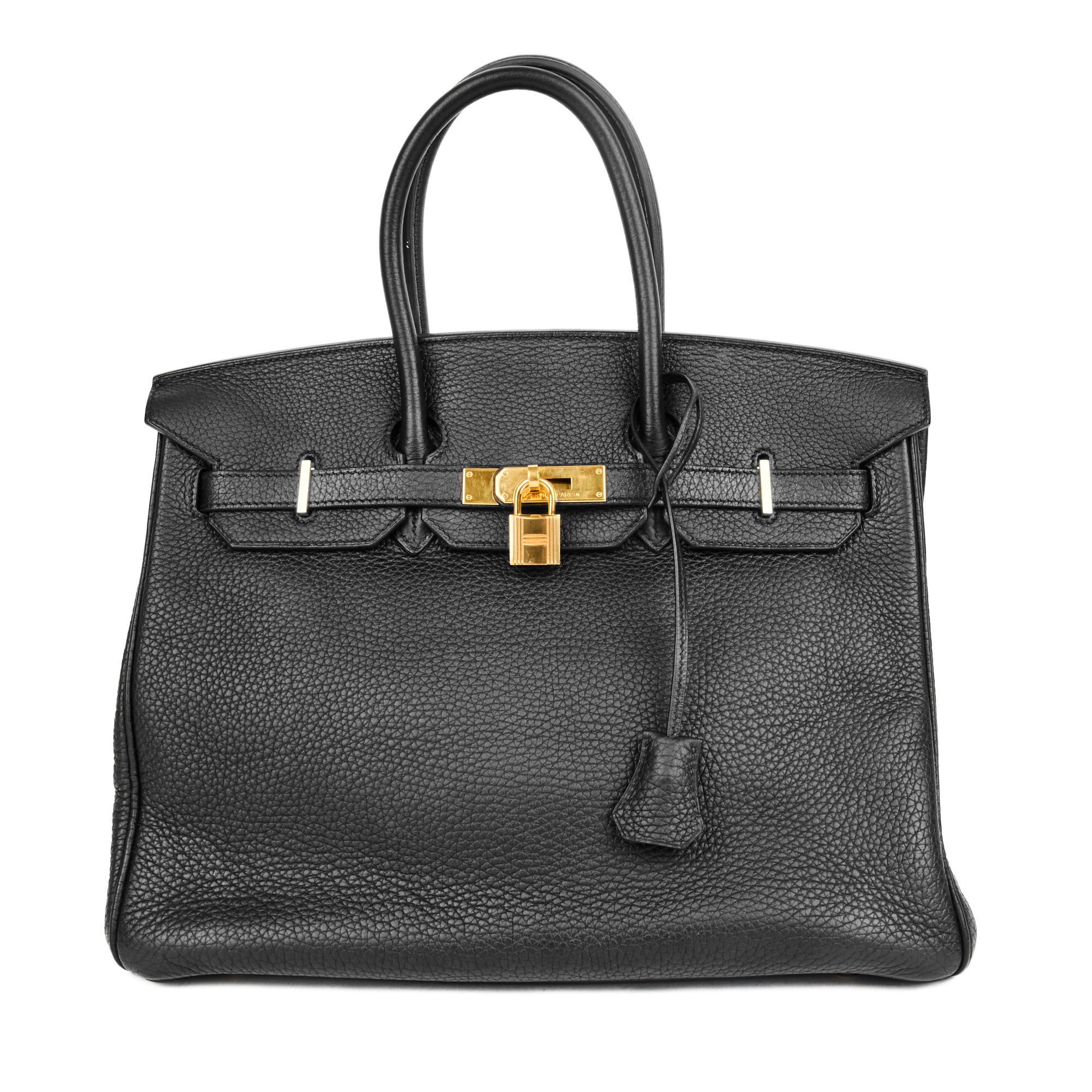 HERMES - Sac à main Birkin 35 cuir Togo noir - Handbag