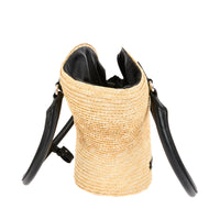 BALENCIAGA - Sac bandoulière Cabas Beach Tote raphia - Handbag