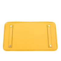 HERMES - Sac à main Birkin 35 cuir Taurillon Clémence Jaune Amber - Handbag