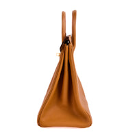 HERMES - Sac à main HAC Haut à Courroies 32 cuir Gold - Handbag