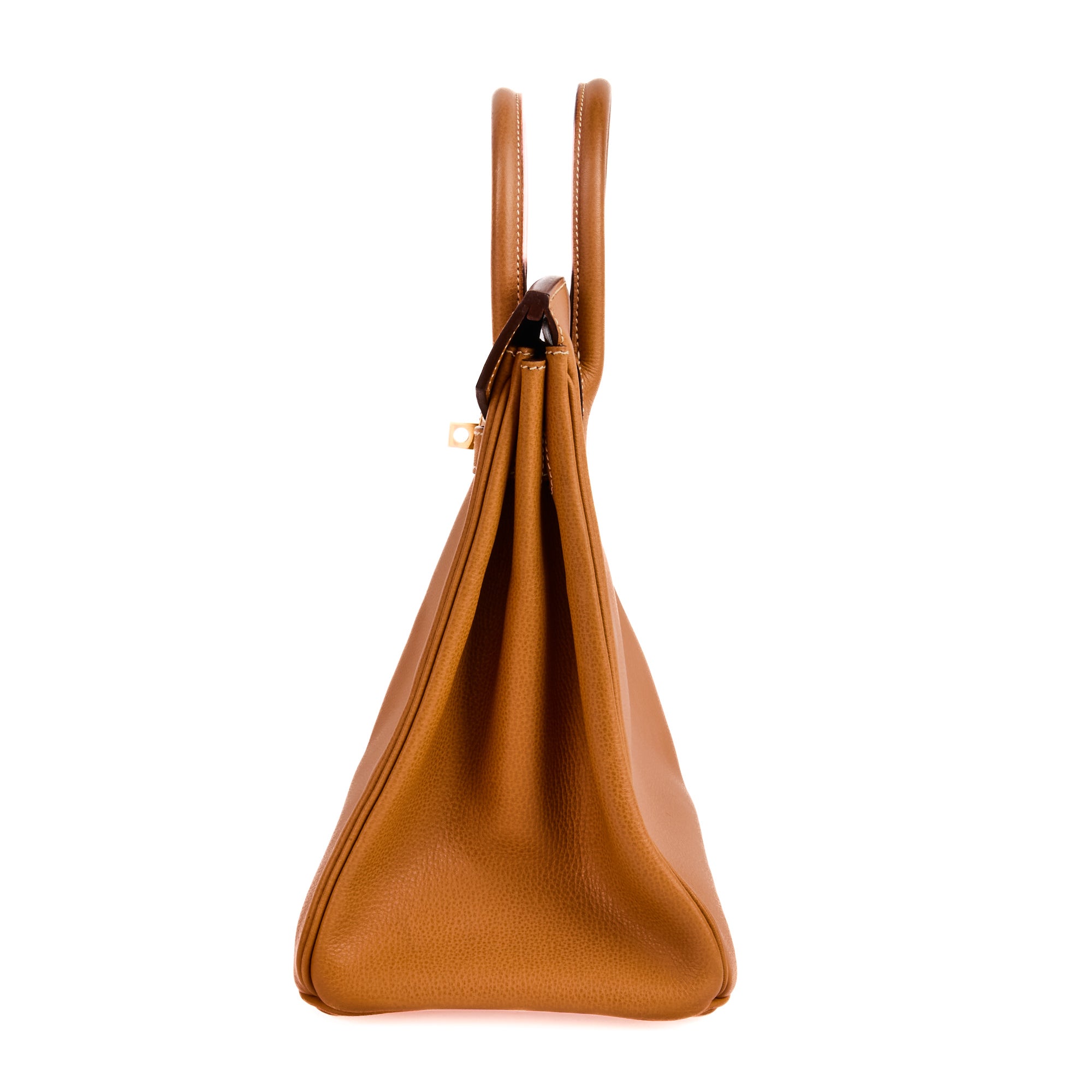 HERMES - Sac à main HAC Haut à Courroies 32 cuir Gold - Handbag