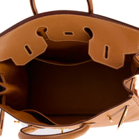 HERMES - Sac à main HAC Haut à Courroies 32 cuir Gold - Handbag