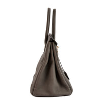 HERMES - Sac à main Birkin 30 cuir Togo Etain - Handbag