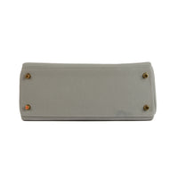 HERMES - Sac à main Kelly II 28 cuir veau Evercolor Gris Mouette - Handbag