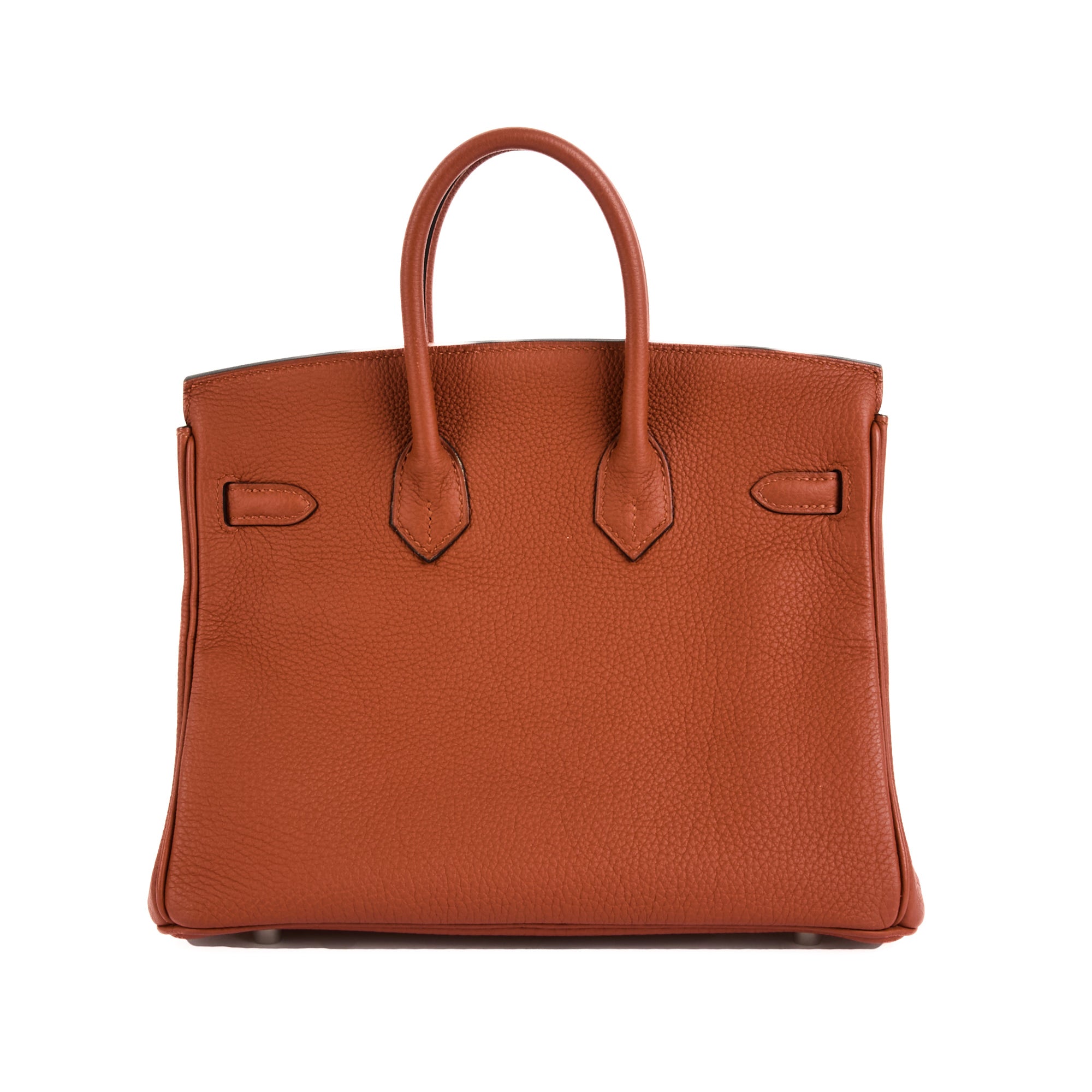 HERMES - Sac à main Birkin 25 cuir Togo Brique - Handbag