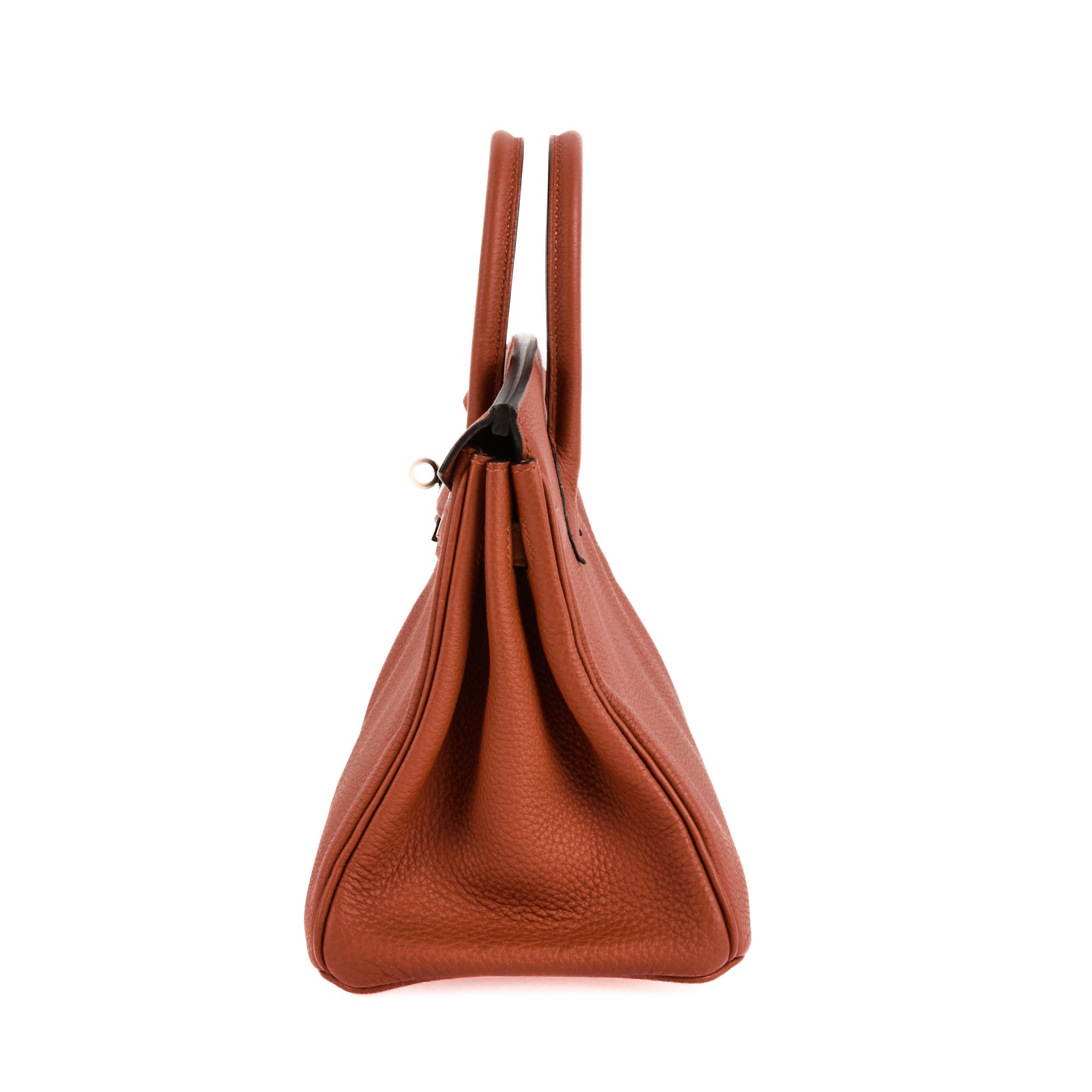 HERMES - Sac à main Birkin 25 cuir Togo Brique - Handbag