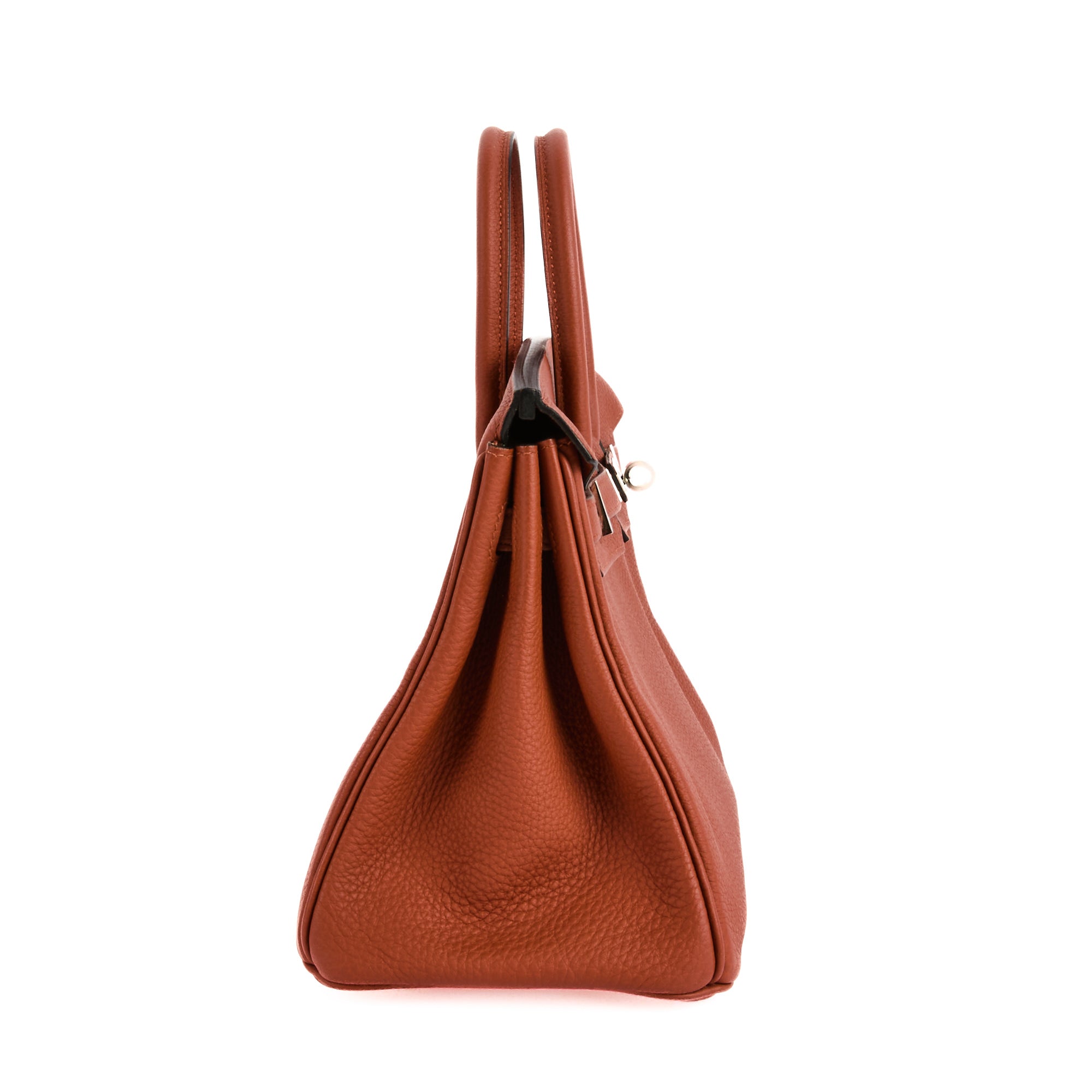 HERMES - Sac à main Birkin 25 cuir Togo Brique - Handbag
