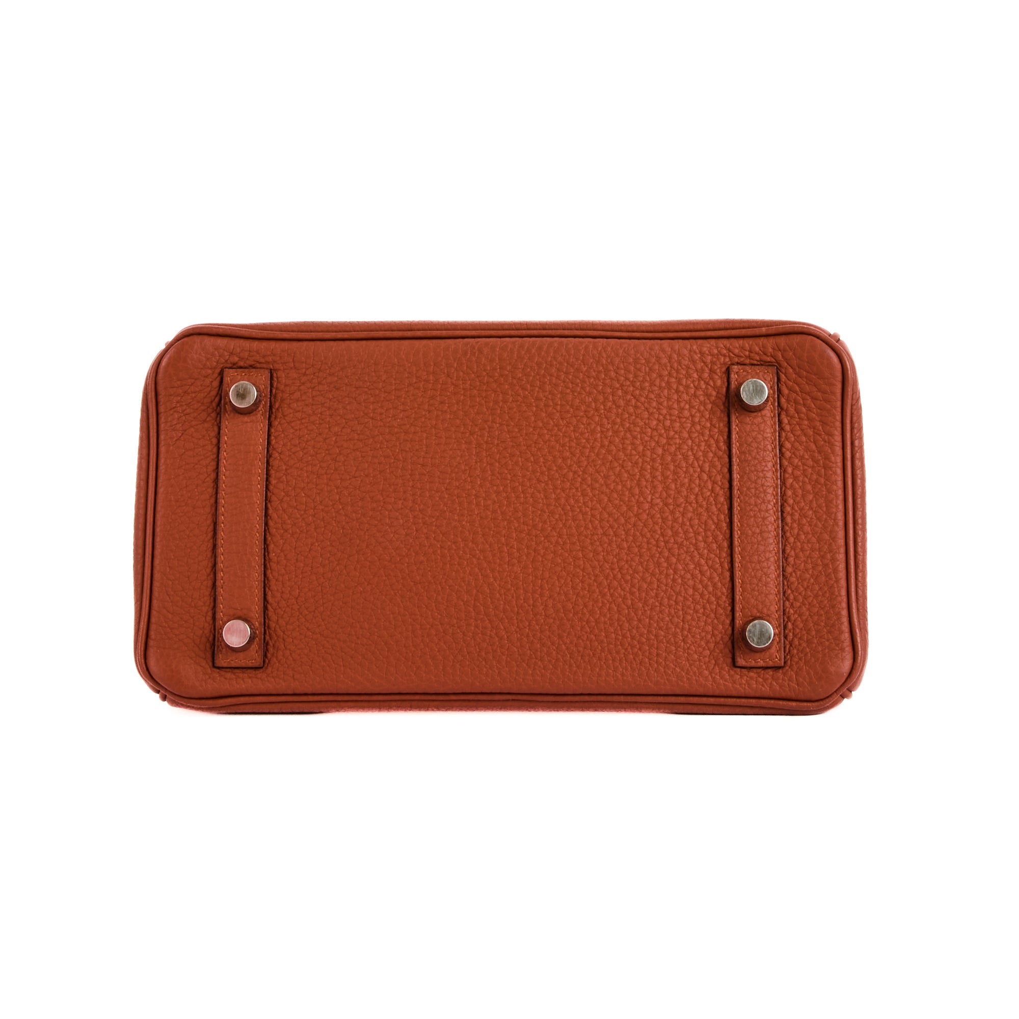 HERMES - Sac à main Birkin 25 cuir Togo Brique - Handbag