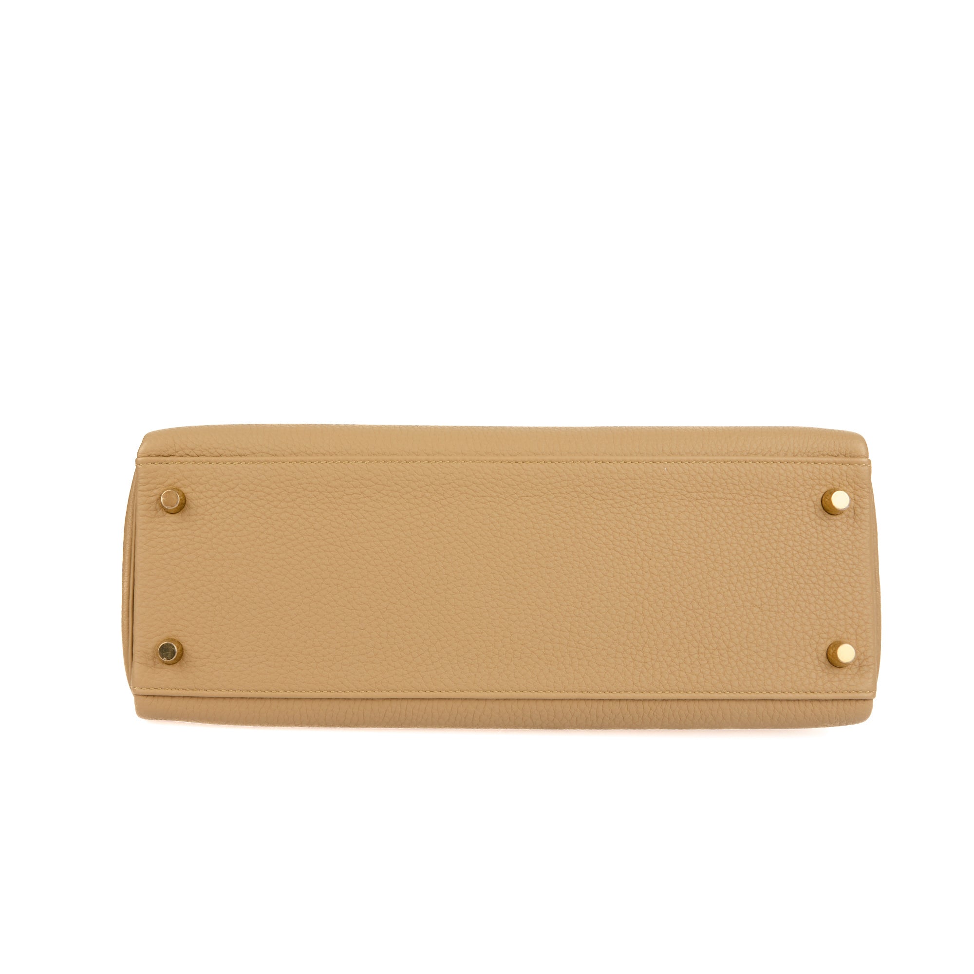 HERMES - Kelly 32 Togo Leather Handbag Poussière - Handbag