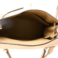 HERMES - Kelly 32 Togo Leather Handbag Poussière - Handbag