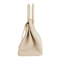 HERMES - Birkin 30 handbag in Beton Togo leather - Handbag
