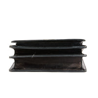 SAINT LAURENT - Sac bandoulière Sunset Small velours noir - Handbag