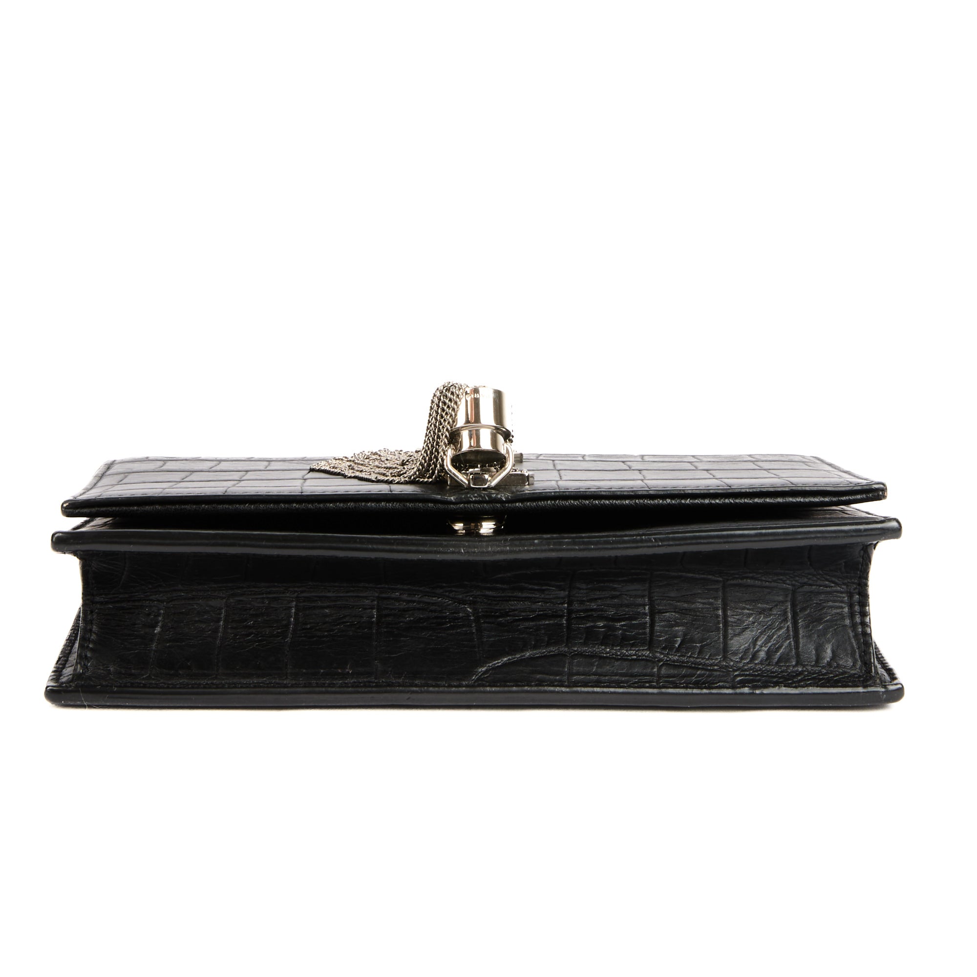SAINT LAURENT - Mini Kate tassel black leather shoulder bag - Handbag